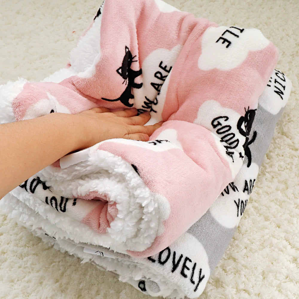 Winter Dog Bed Pet Blanket Pet Sleeping Mat Warm Cat Dog Bed Cover Pet Sofa Cushion Mattress For Small Dogs Chihuahua Bulldog