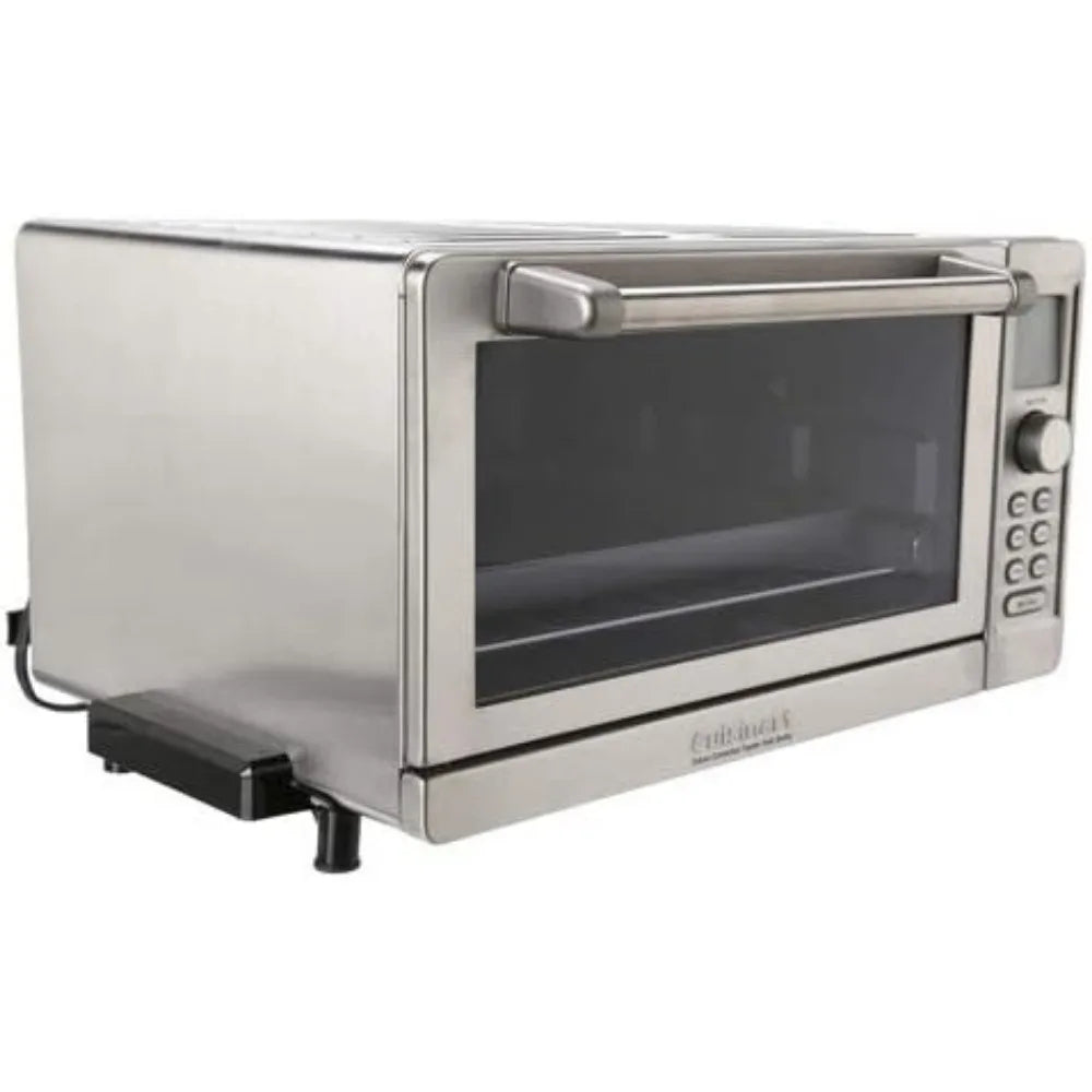 TOB-135N Deluxe Convection Toaster Oven Broiler, Brushed Stainless, Silver