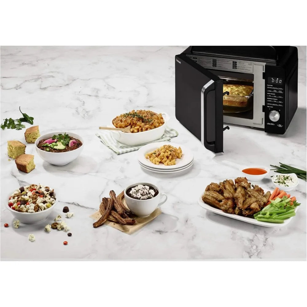 Countertop AMW-60 3-in-1 Microwave Airfryer Oven, Black