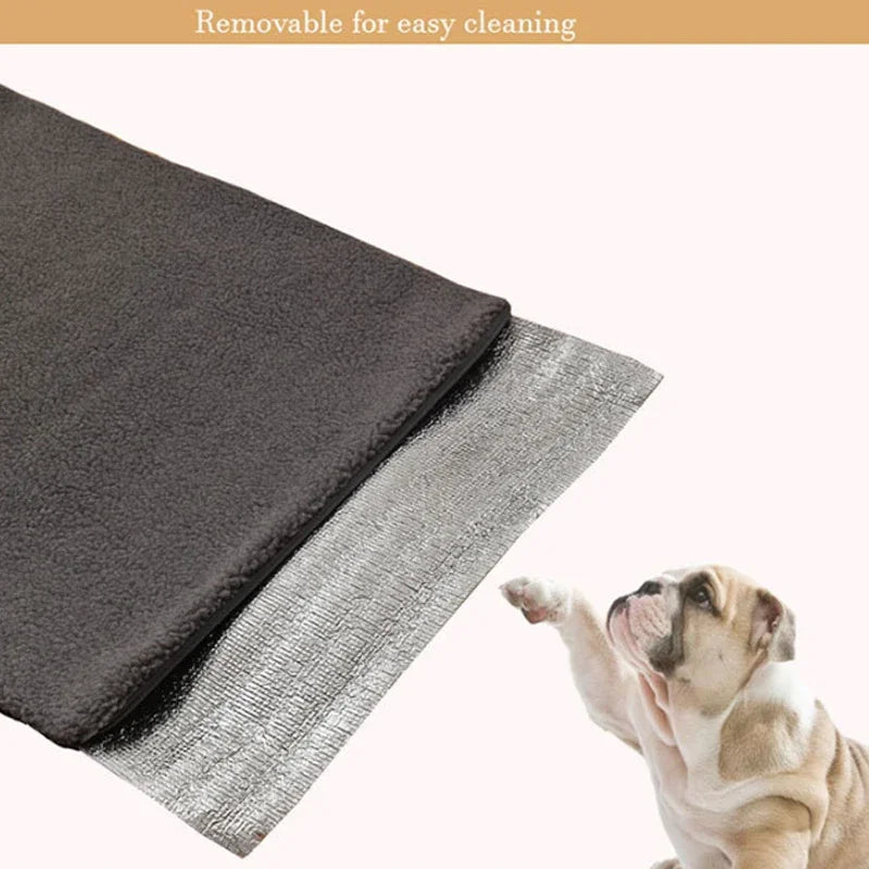 Pet Spontaneous Heating Sleeping Mats Winter Warm Dog Bed Detachable Puppy Kitten Bed for Small Large Dogs Mats Pet  Accessories