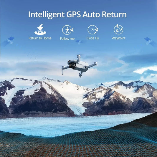 Potensic ATOM SE GPS Drone 4K HD Camera Drones Single Axis Gimbal with Carry Bag Under Max 4KM for Adults and Beginners Dron Toy