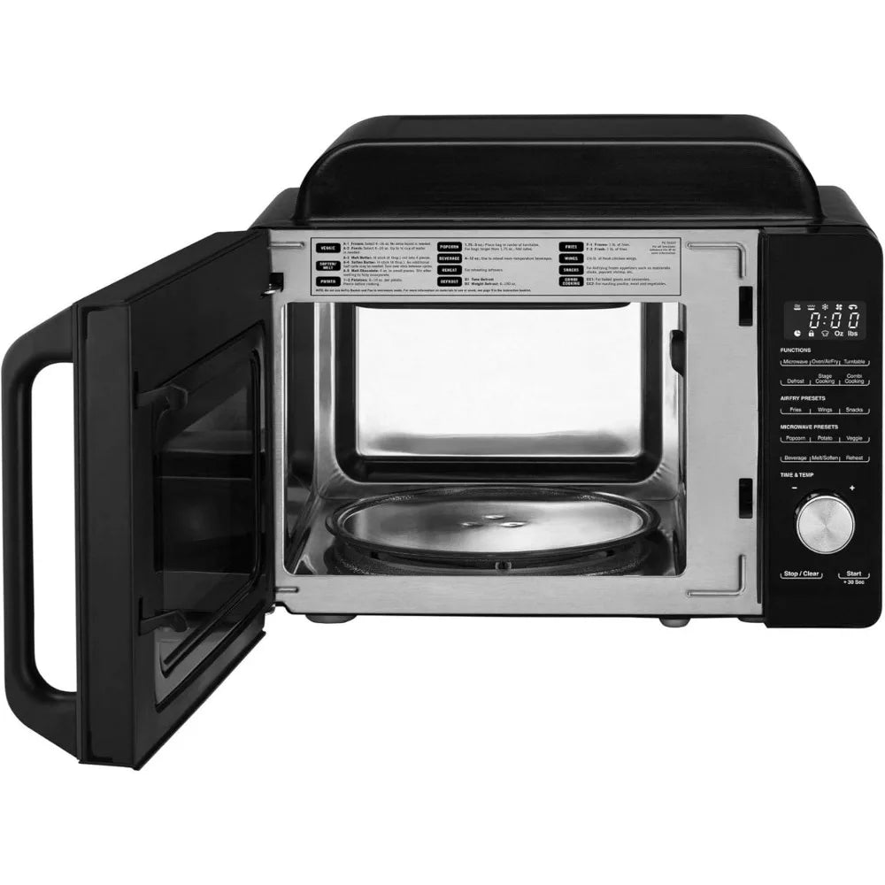 Countertop AMW-60 3-in-1 Microwave Airfryer Oven, Black