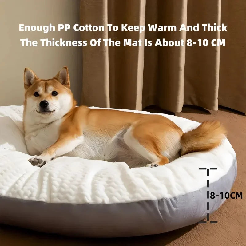 Dog Bed Basket Soft Padding Sofa Cat Mat Large Pet Puppy Warm Nest Kennel for Small Medium Large Dogs Plus Size Sleeping Mattres