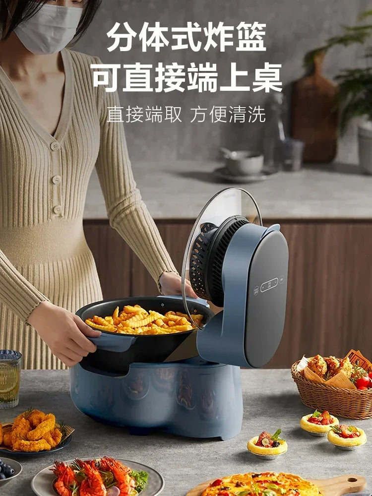 Visible air fryer 5L large capacity oil-free steam fryer intelligent household air fryer  airfryer machine freidoras de aire